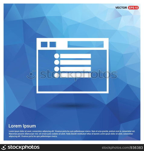 App window interface icon 