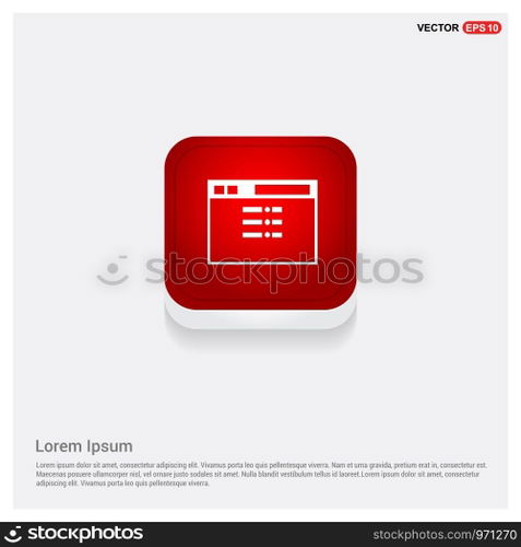 App window interface icon 