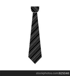 Apparel tie icon. Simple illustration of apparel tie vector icon for web design isolated on white background. Apparel tie icon, simple style