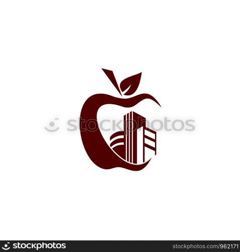 apple building logo template