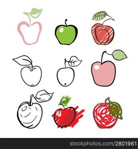 apple fruit designs.