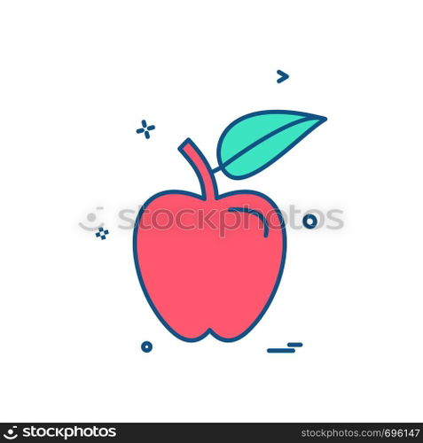 Apple icon design vector