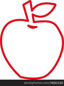 Apple icon friut sign design