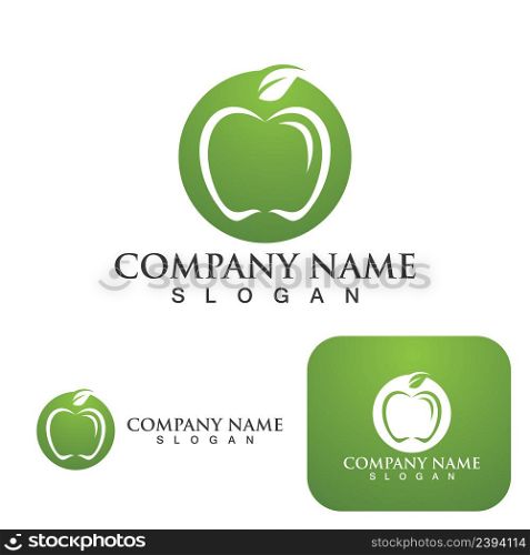 Apple icon logo vector illustration