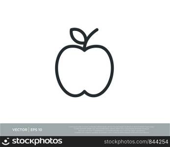Apple Icon Vector Illustration