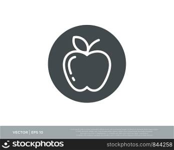 Apple Icon Vector Illustration