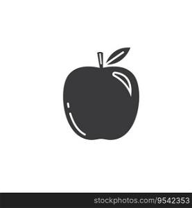 apple icon vector line element design template web
