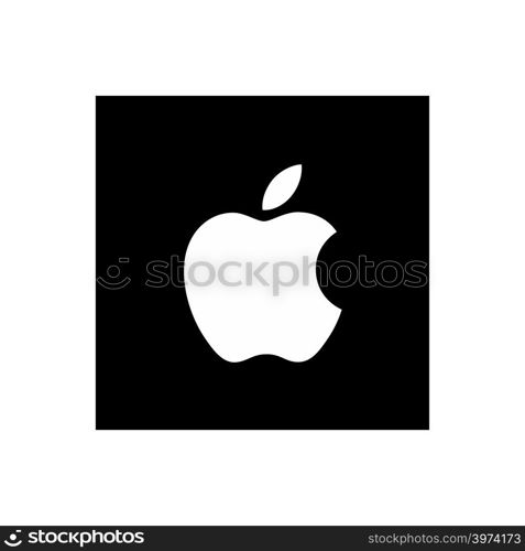 Apple logo icon design vector