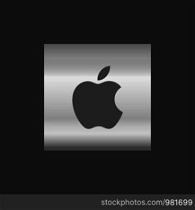 Apple logo icon design vector