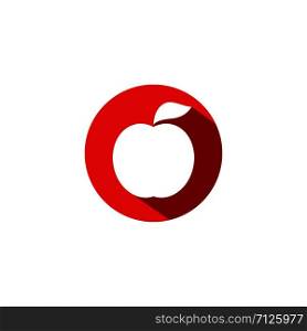 Apple logo template vector illustration design