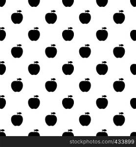 Apple pattern seamless in simple style vector illustration. Apple pattern vector