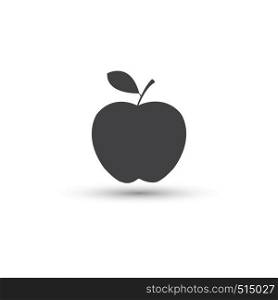 Apple vector icon. Apple fruit