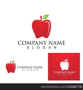 Apple vector illustration design icon logo template