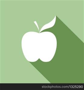 apple. Vector in flat design