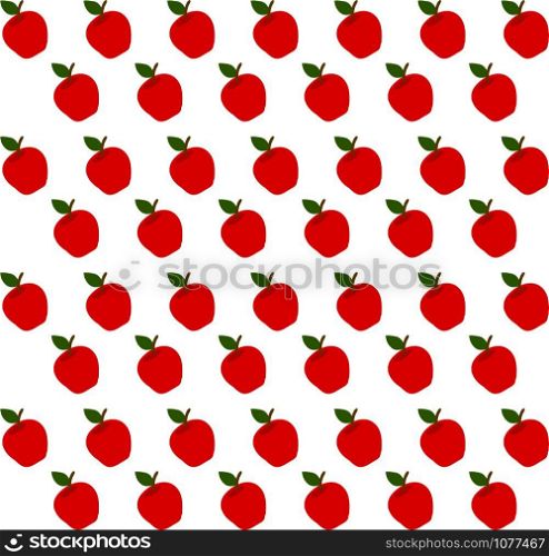 Apple wallpaper, illustration, vector on white background.