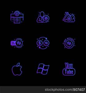 apple , windows , youtube , Nexus , nxs , crypto , currency , crypto cuurency , money , exchange , coin , dollar , graph , icon, vector, design, flat, collection, style, creative, icons