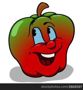 Apple With Big Smile