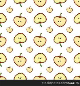 Apples seamless pattern. Simple vector background with fruit. For fabric, textile, wallpaper, wrapping paper. Apples seamless pattern. Simple vector background with fruit. For fabric, textile, wallpaper, wrapping