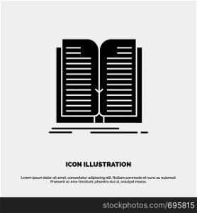 Application, File, Transfer, Book solid Glyph Icon vector