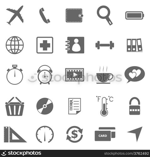 Application icons on white background. Set 2, stock vector