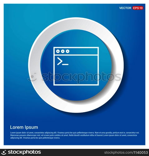 Application window interface icon