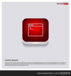 Application window interface icon