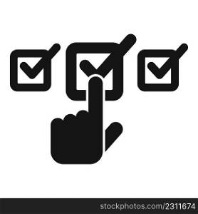 Approved decision icon simple vector. Work team. Success man. Approved decision icon simple vector. Work team