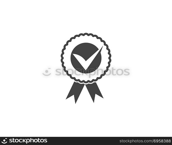 Approved or Certified Medal Icon. Approved or Certified Medal Icon illustration design