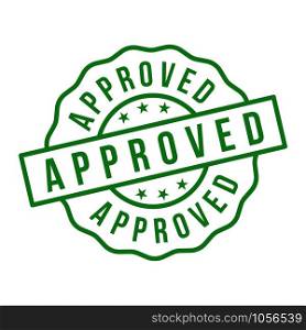 Approved sign vector