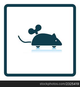 April Fool&rsquo;s Day Icon. Square Shadow Reflection Design. Vector Illustration.