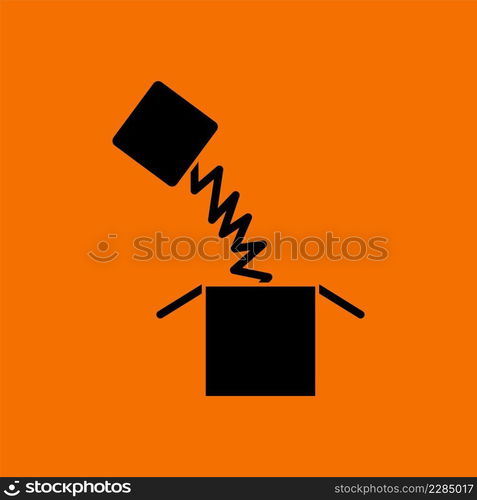 April Fool’s Day Icon. Black Stencil Design. Vector Illustration.