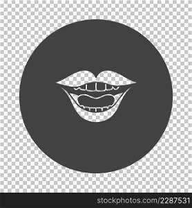 April Fool’s Day Icon. Subtract Stencil Design on Tranparency Grid. Vector Illustration.
