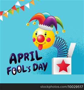 April fool’s day, Typography, Colorful, flat design