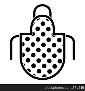 Apron icon. Simple illustration of apron vector icon for web design isolated on white background. Apron icon, simple style