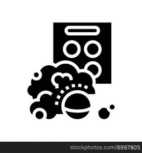 aqua bombs glyph icon vector. aqua bombs sign. isolated contour symbol black illustration. aqua bombs glyph icon vector illustration