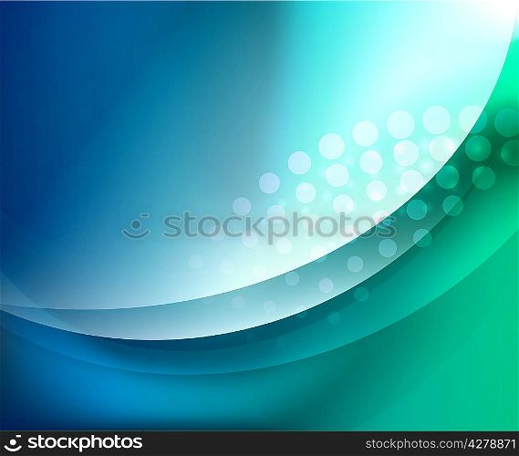 Aqua waves abstract background