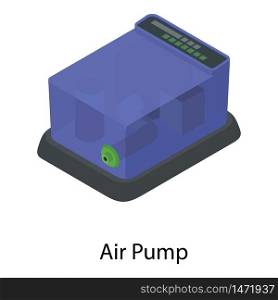 Aquarium air pump icon. Isometric of aquarium air pump vector icon for web design isolated on white background. Aquarium air pump icon, isometric style