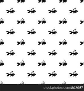 Aquarium fish pattern seamless vector repeat geometric for any web design. Aquarium fish pattern seamless vector