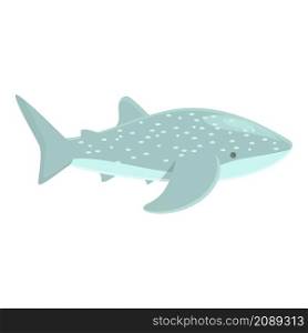 Aquarium whale shark icon cartoon vector. Sea fish. Ocean animal. Aquarium whale shark icon cartoon vector. Sea fish