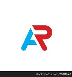 AR or AP letter icon business vector design template