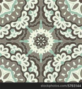 Arabesque seamless pattern. Background vintage flower. Texture royal vector. Fabric illustration.
