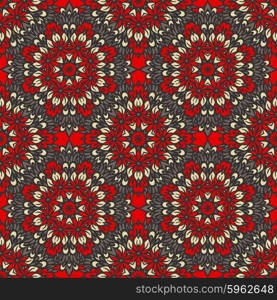 Arabesque seamless pattern. Background vintage flower. Texture royal vector. Fabric illustration