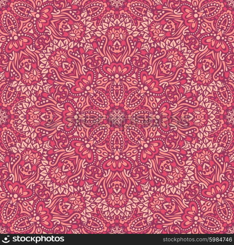 Arabesque seamless pattern. Background vintage flower. Texture royal vector. Fabric illustration.