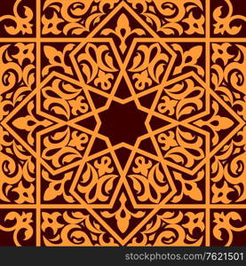 Arabic and islamic seamless ornament for background design