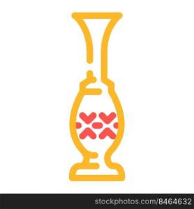 arabic antique pottery jug color icon vector. arabic antique pottery jug sign. isolated symbol illustration. arabic antique pottery jug color icon vector illustration