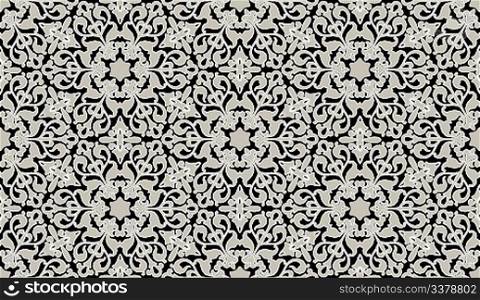 Arabic floral seamless pattern - background for continuous replicate. See more seamless patterns in my portfolio.