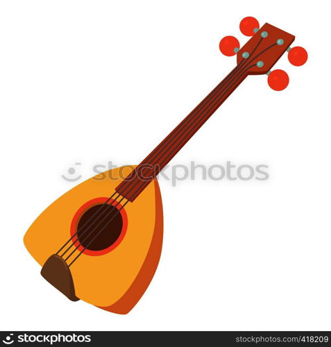 Arabic guitar icon. Cartoon illustration of arabic guitar vector icon for web. Arabic guitar icon, cartoon style