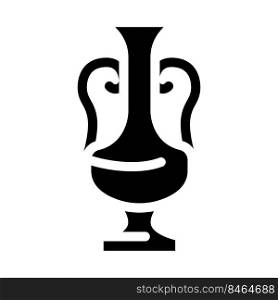 arabic jug container glyph icon vector. arabic jug container sign. isolated symbol illustration. arabic jug container glyph icon vector illustration