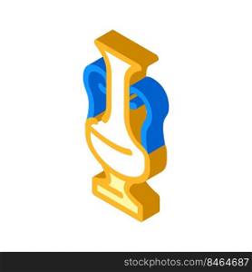 arabic jug container isometric icon vector. arabic jug container sign. isolated symbol illustration. arabic jug container isometric icon vector illustration
