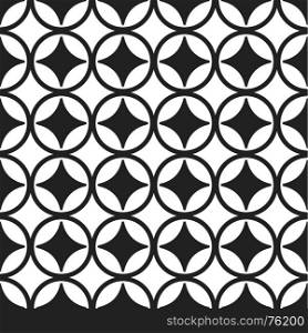 Arabic pattern seamless background. Geometric muslim or islamic texture. Vector illustration.. Arabic pattern seamless background